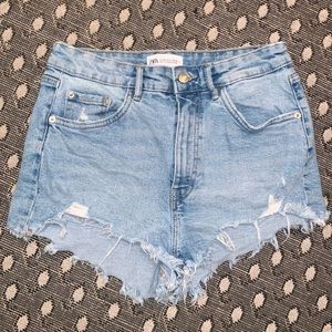 Zara high waisted shorts